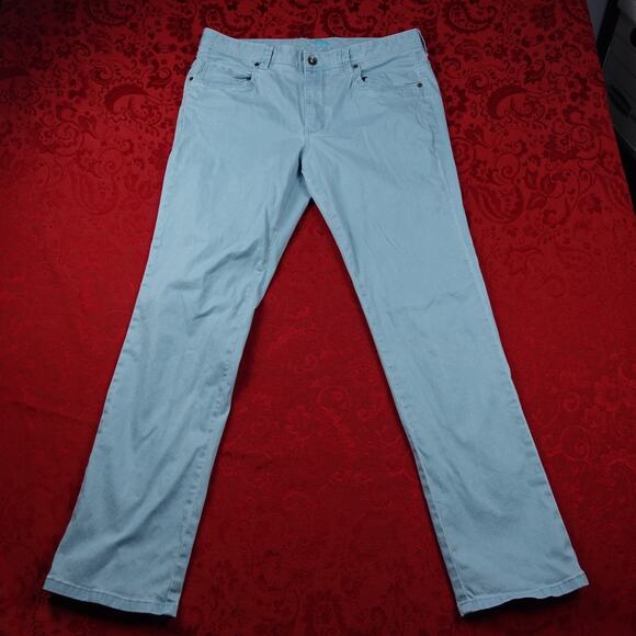Tommy Bahama Pants Mens 35x32 Light Blue Chino Tencel Blend Stretch Golf - Picture 1 of 8